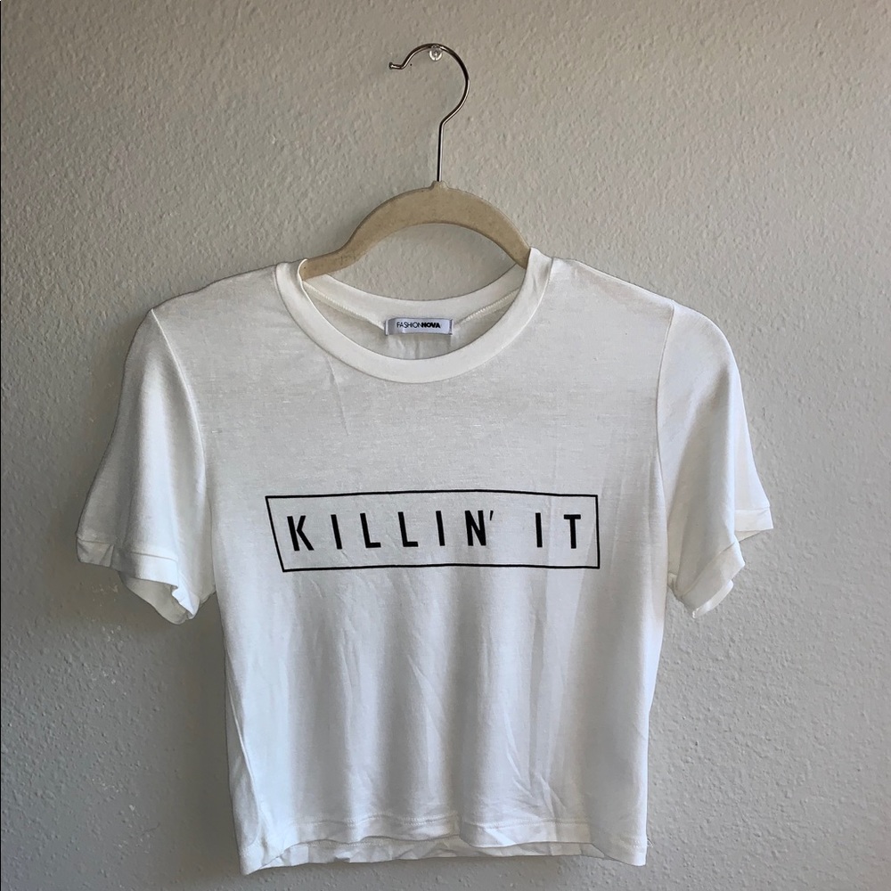 Graphic Crop Tee